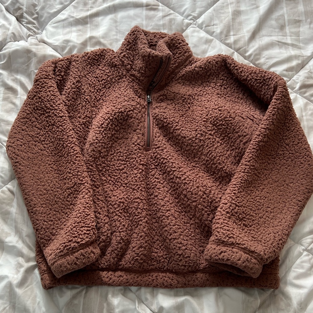 Abercrombie and Fitch soft AF Sherpa